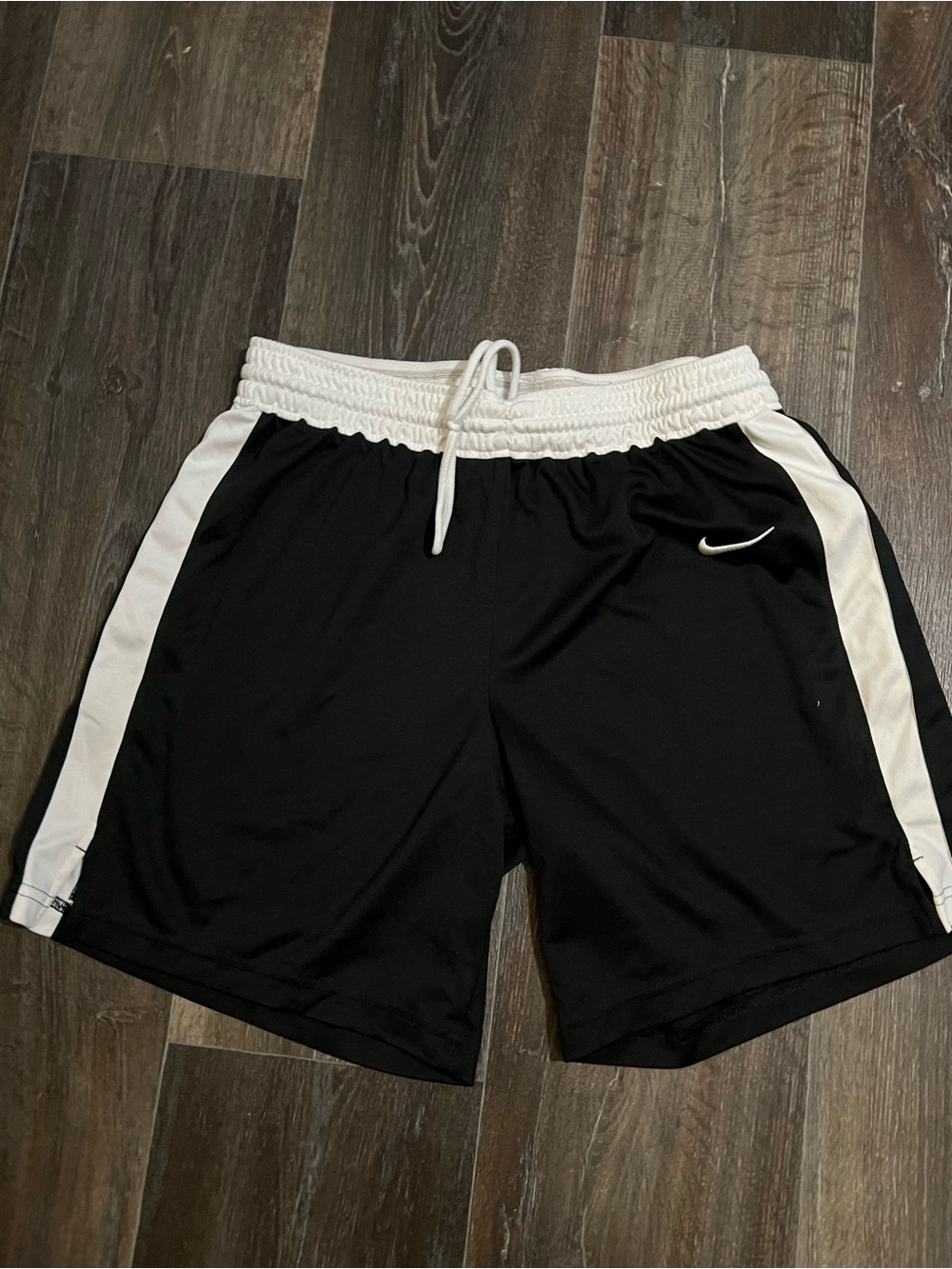 Nike Black and White Athletic Shorts